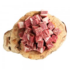 澳大利亚牛腩块冷冻生鲜牛肉进口新鲜生牛肉牛肉粒1kg 澳洲· 谷饲牛腩 (1000 g)